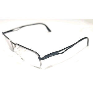Ray Ban RB6163 2502 Gunmetal Black Half Rim Unisex Eyeglasses Frame 52-19 140